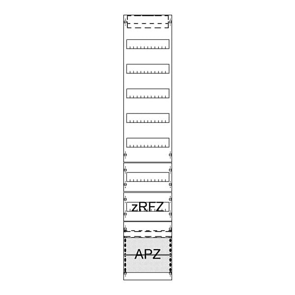 STRIEBEL & JOHN Verteilerfeld mit APZ, zRfZ1 9RE FV19A2R1